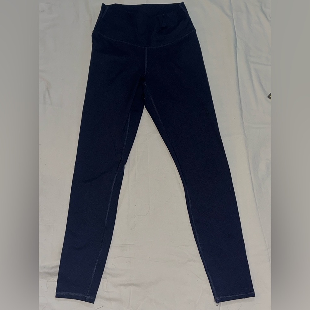 Fabletics Navy Blue Leggings - Picture 2 of 6